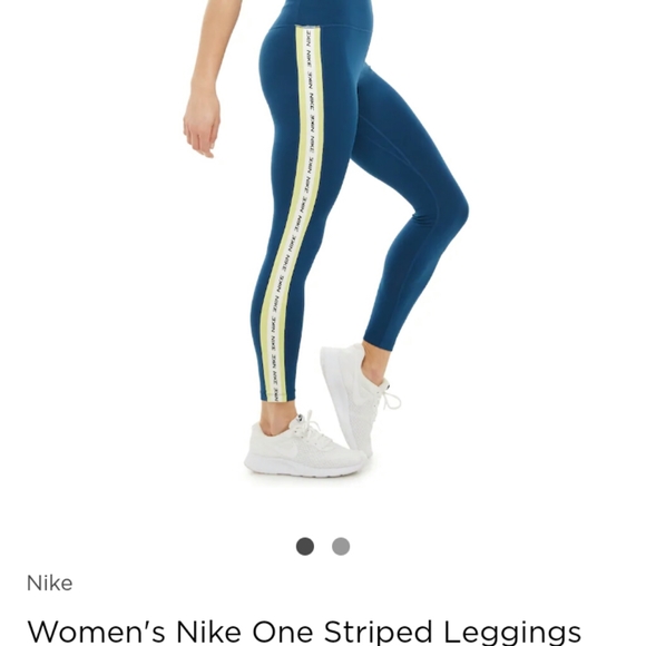 Nike Pants - NIKE: One Stripped Leggings